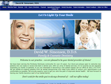 Tablet Screenshot of davidsimonsen.com